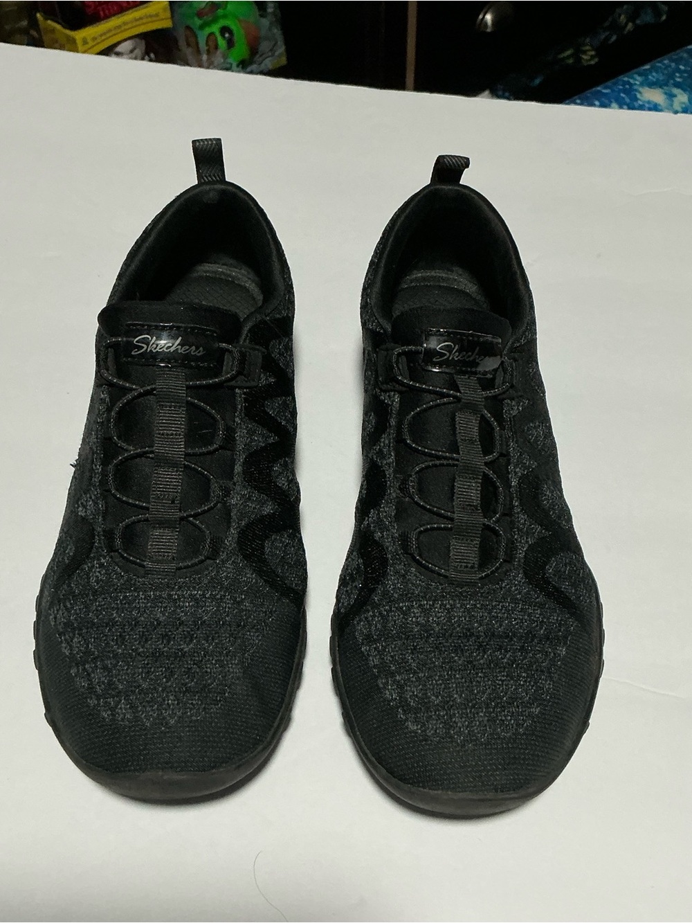 Skechers Relaxed Fit Breathe-Easy Infi-Knity Slip-On Walking Shoes - size 8